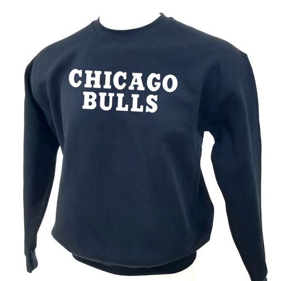 CHICAGO BULLS Classic Vintage Logo Pullover Crewneck, Sweatshirt - stretch y2k - Picture 3 of 5
